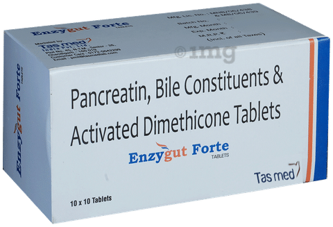 Enzygut Forte 192mg/25mg/40mg Tablet