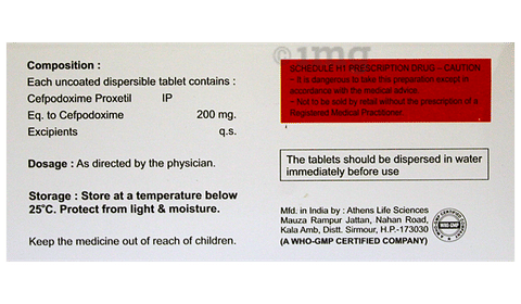Sitodox 200 Tablet DT image Sitodox 200 Tablet DT image