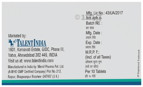 Ezolent-MD 0.5 Tablet image