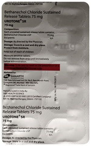 Urotone 75mg Tablet SR image