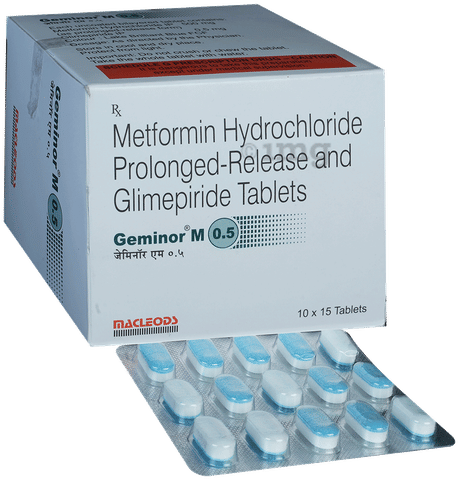 Geminor M 0.5 Tablet PR image Geminor M 0.5 Tablet PR image