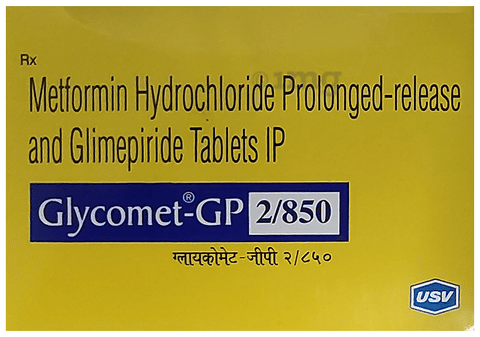 Glycomet-GP 2/850 Tablet PR image Glycomet-GP 2/850 Tablet PR image