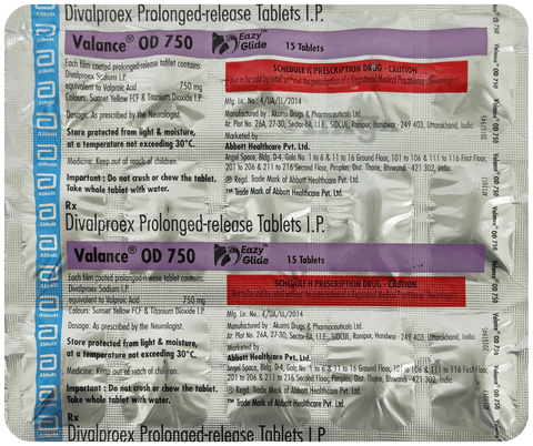 Valance OD 750 Tablet PR image