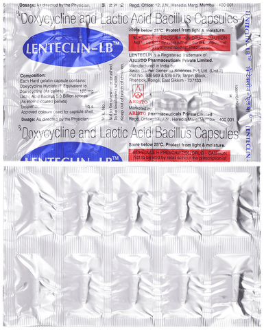 Lenteclin LB 100mg Capsule
