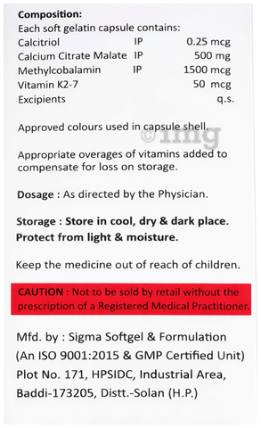 BonePlus-K27 Softgel Capsule image