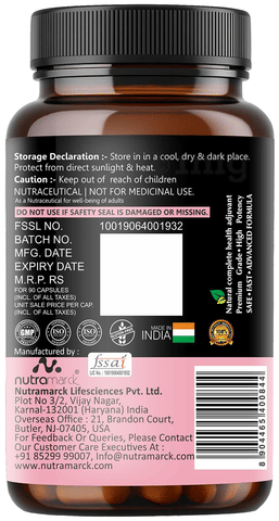 NutraMarck L-Glutathione 7X Capsule | Advanced Formula | Radiant Skin &  Support Liver Health: Buy bottle of 90.0 capsules at   in  India | 1mg