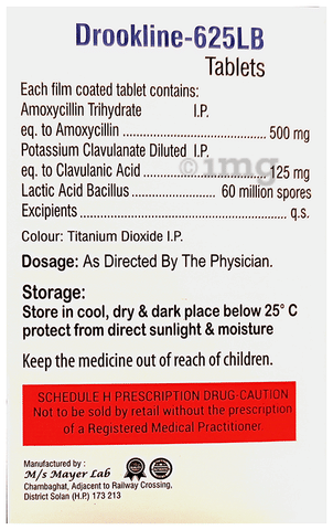 Drookline 625LB Tablet image Drookline 625LB Tablet image