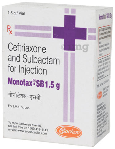 Monotax SB 1000mg/500mg Injection