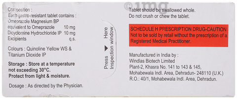 Ranispas NF 10mg/10mg Tablet image