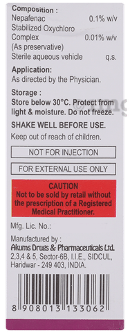 Nepavon 0.1% Eye Drop image