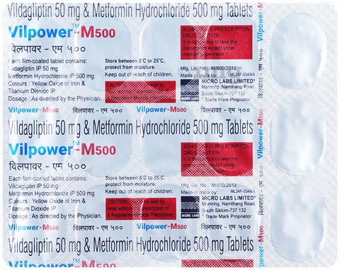 Vilpower-M 500 Tablet image Vilpower-M 500 Tablet image