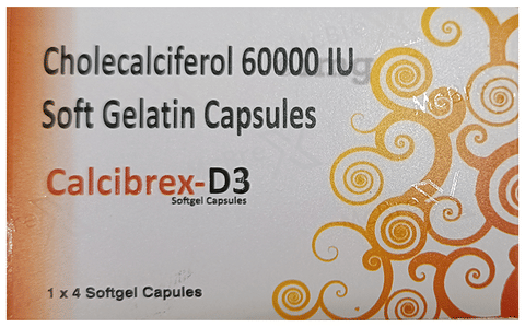 Calcibrex-D3 Softgel Capsule image Calcibrex-D3 Softgel Capsule image