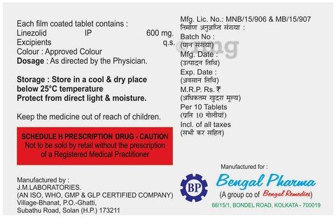 BP-Lin 600 Tablet image
