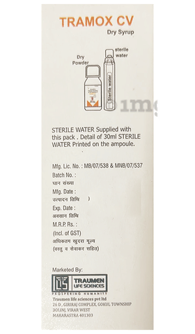 Tramox CV Dry Syrup image