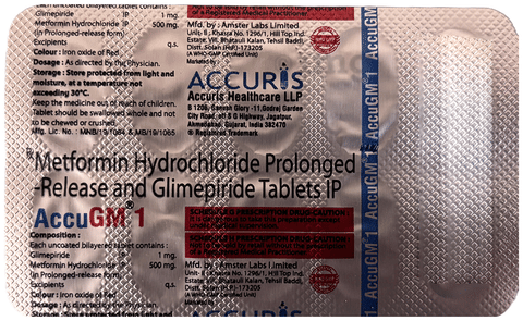 AccuGM 1 Tablet PR image AccuGM 1 Tablet PR image
