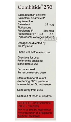 COMBItide 250 CFC Free Inhaler image