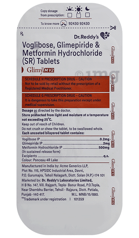 Glimy M V2 Tablet SR