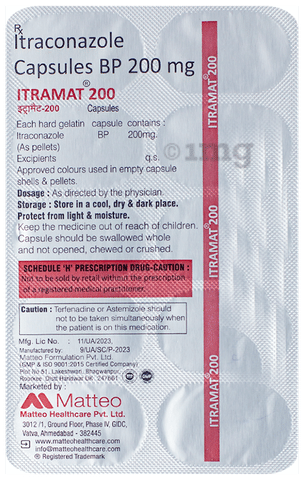 इट्रामैट 200 कैप्सूल image इट्रामैट 200 कैप्सूल image