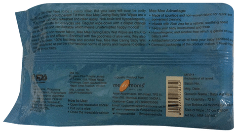 Mee mee top wipes price