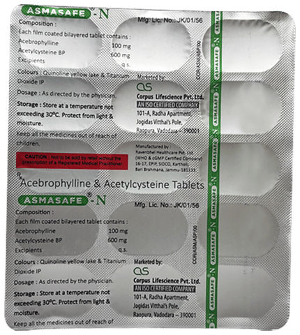 अस्मासेफ-एन टैबलेट image