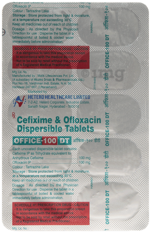 Office 100 mg/100 mg Tablet