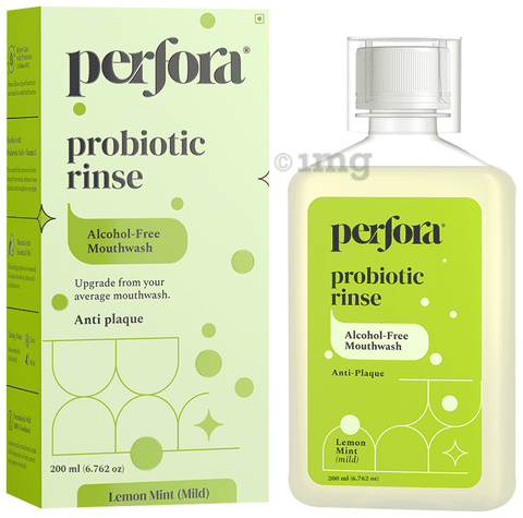 Perfora Probiotic Rinse Alcohol Free Mouth Wash Lemon Mint Buy