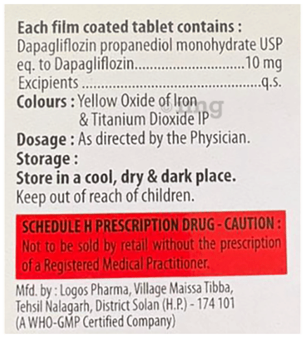 Dapazer 10 Tablet image