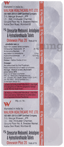 Olmewon Plus 20 mg Tablet image