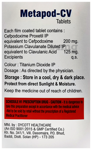 Metapod-CV Tablet image