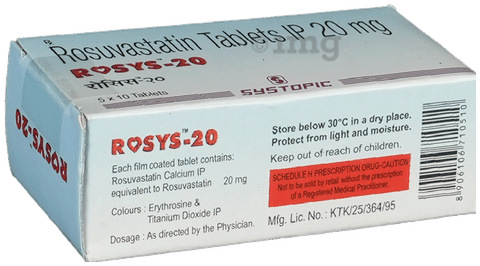 Rosys 20mg Tablet