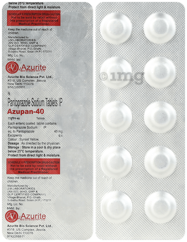 Azupan 40mg Tablet image