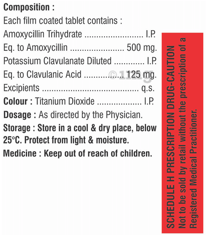 Ridsclav 625 Tablet image