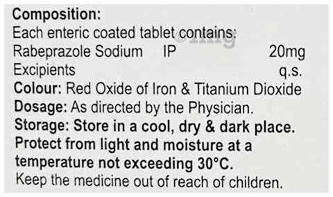 Rabeceum 20 Tablet image Rabeceum 20 Tablet image