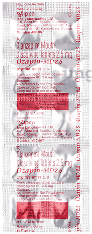 Ozapin-MD 2.5 Tablet image