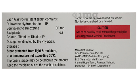 Mentoxit 30 Tablet image