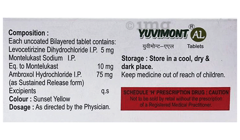 Yuvimont AL Tablet SR image