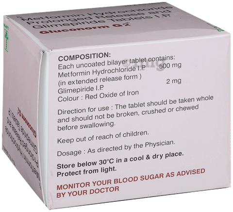 Gluconorm G2 Tablet PR image