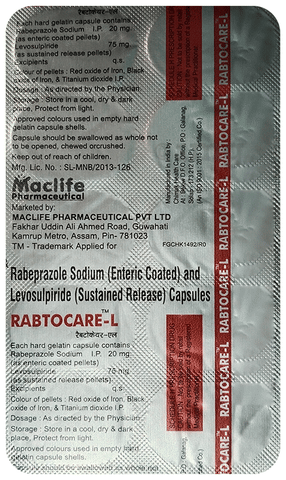 Rabtocare-L Capsule SR image Rabtocare-L Capsule SR image