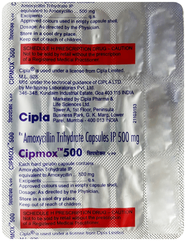 cipMOX 500 Capsule image