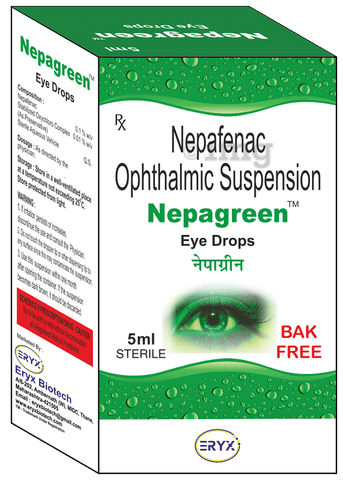 Nepagreen Eye Drop BAK Free image
