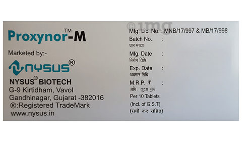 Proxynor-M Tablet SR image