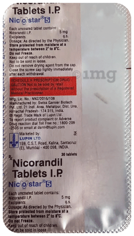 Nicostar 5mg clearance