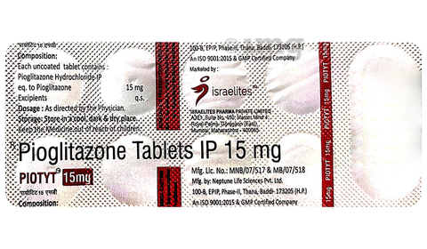 Piotyt 15mg Tablet image Piotyt 15mg Tablet image