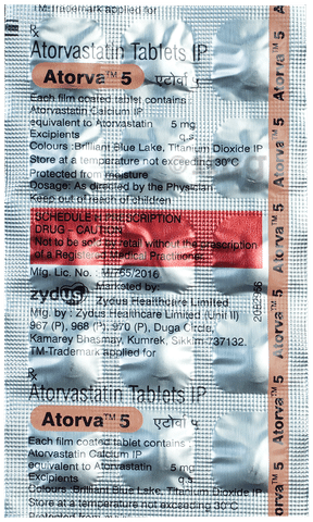 Atorva 5 cheap mg