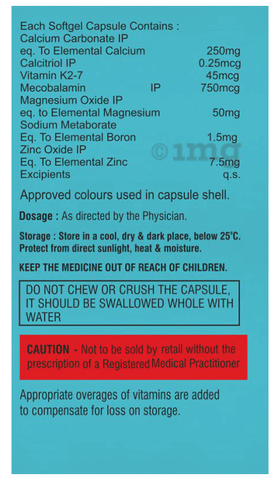 Calflip K2 Plus Softgel Capsule image Calflip K2 Plus Softgel Capsule image