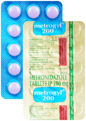 Metrogyl 200 Tablet image