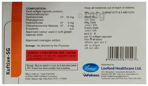 Kuftive-SG Soft Gelatin Capsule