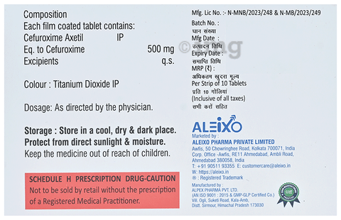 Cefurixo Tablet image