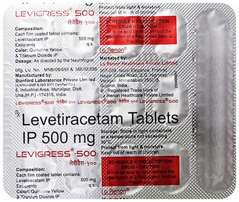 Levigress 500mg Tablet image Levigress 500mg Tablet image