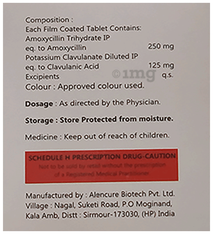 Actiduo CV 375 Tablet image